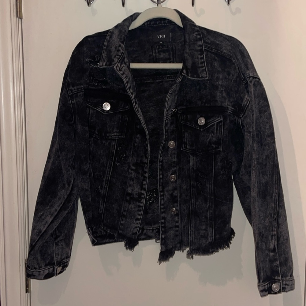 Vici Balck Denim Jacket